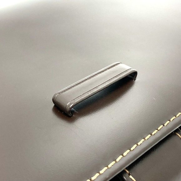 UNUSED PATEK PHILIPPE logo Novelty Two fold Travel case Brown - Picture 6 of 12